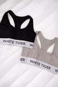 White Tiger Signature Bralette Black